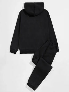 Chándal de invierno para hombre, ropa de gimnasio informal a la moda, sudadera con cremallera y raya lateral personalizable por Designer - Product Image 5