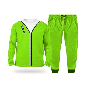 Conjunto Deportivo de Sudadera con Capucha y Pantalones Deportivos Apilados, Ropa Deportiva Informal Unisex, Conjuntos Deportivos Casuales - Product Image 3