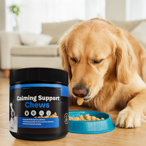 Premium Calming Soft Chews para mascotas Natural Anti-Stress & Sleep Support Suplemento para perros y gatos, OEM/ODM Bulk Export Supply - Product Image 6