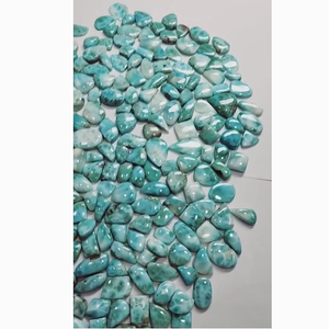 205ชิ้นของ Larimar ธรรมชาติ13มม. ถึง23มม. รูปไข่ลูกแพร์แฟนซี Cabochon 2150 CTS Lot คุณภาพการขายเครื่องประดับอัญมณีหลวมเรา $276 - Product Image 4
