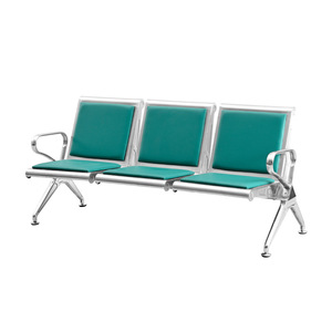 Sillas Resistentes de Acero Inoxidable 304 para Sala de Espera, Banco de Tres Plazas para Aeropuerto, Hospital, Escuela, Áreas Públicas - Product Image 3