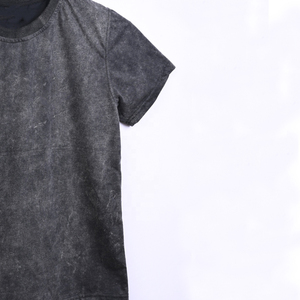 T-shirt 100% coton pour homme, coupe ample, léger, vintage, design dégradé, impression numérique respirante, lavage à l'acide personnalisé - Product Image 3