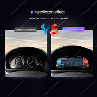 Système LINUX NaviFly, écran LCD numérique de tableau de bord de voiture de 12 pouces, compteur de vitesse pour BMW F10 F11 F18 F06 F12 F13 F01 F02 F03 avec CP