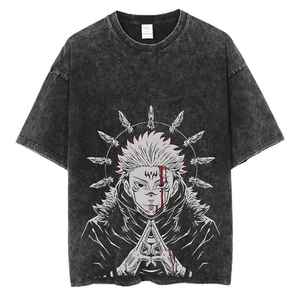 T-shirt décontracté à épaules tombantes pour hommes coupe personnalisée style streetwear 100% coton Fournisseur de gros - Product Image 5