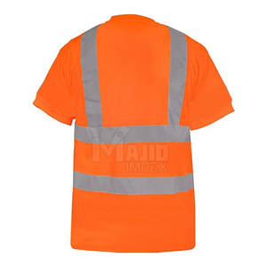 T-shirt à manches courtes réfléchissant pour la construction, respirant, haute visibilité, avec bande réfléchissante - Product Image 2