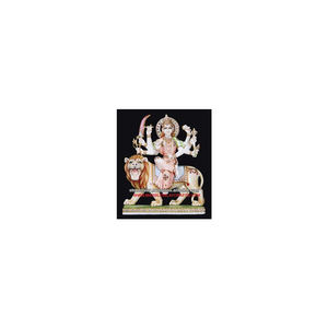 Belles Statues de déesse Durga Maa en marbre blanc - Product Image 1