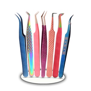 Outils pour extensions de cils, étiquette privée OEM, qualité supérieure, fournisseur en gros d'usine, pinces à cils professionnelles - Product Image 1