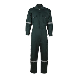 Anti-Flame Coveralls High Visibility Full Sleeves 65% Polyester 35% Cotton Unisex Large Sizes <b>Boiler</b> Suit Workwear Suit - Product Image 2