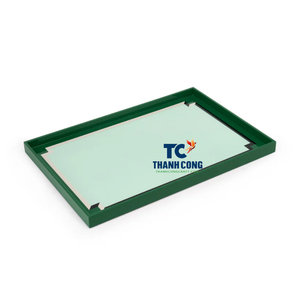 PLATEAU LAQUÉ avec logo personnalisé disponible en vente en gros décoré avec des plateaux décoratifs en laque vietnam de qualité supérieure artisanat - Product Image 2