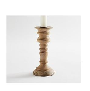 Portavelas de Madera Ecológico Hecho a Mano para Navidad y Decoración de Interiores de Lujo con Acabado Fino y Vetas Naturales del Madera - Product Image 3