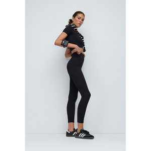 Leggings longs décontractés taille mi-haute sculptants 100% polyester toutes saisons - Product Image 3