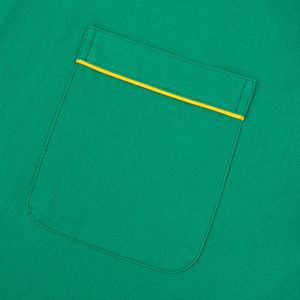 Camiseta de entrenamiento transpirable ajustada con cremallera para hombre, ropa deportiva de manga corta para gimnasio, ropa de entrenamiento de moda deportiva informal de verano - Product Image 4