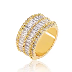 Vente en gros de bagues éternelles en moissanite VVS pour femmes et hommes, style hip-hop, empilables, en argent S925 plaqué rhodium, serties à griffes, bijoux fins - Product Image 3