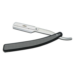 Rasoir droit professionnel UBI UBI-1401 en acier à haute teneur en carbone, kit de rasage pour barbier avec lames remplaçables pour hommes et salons - Product Image 1