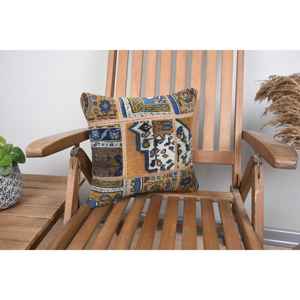 Luxury 18x18 Inch Bohemian Kilim Pillow <b>Fluffy</b> Vintage Wool Cushion Portable for Sofa and <b>Bedding</b> for Christmas Decor - Product Image 1