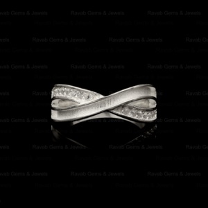 Anillo Minimalista de Plata de Ley 925 con Zirconia Infinita, Engaste de Bisel en Blanco para Piedras Preciosas o Cenizas, Superventas - Product Image 6