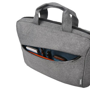 กระเป๋าแล็ปท็อปสีเทาทันสมัยพร้อมซิป hkk กันน้ำขนาดใหญ่สำหรับแล็ปท็อปขนาด15" - Product Image 5