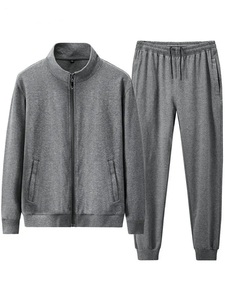 Trajes deportivos de algodón 100% para mujer, sudadera con estampado sólido, chándal para invierno para actividades al aire libre - Product Image 3