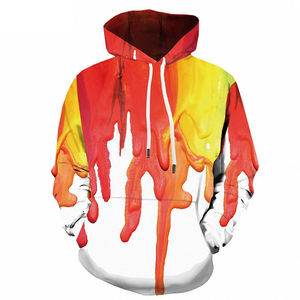 Sudadera unisex de poliéster 100% con capucha de gran tamaño logotipo personalizado sublimación en blanco teñido liso para invierno-venta al por mayor - Product Image 3