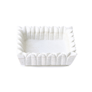 ถาดหินอ่อนพรีเมี่ยมสำหรับเสิร์ฟอาหารถาดหินอ่อนผลไม้ดีไซน์ดอกไม้จากทั่วโลก - Product Image 4