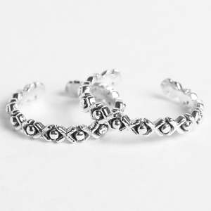 NOVAMART Fine Buy Pure 925 Sterling Silver <b>Toe</b> <b>Rings</b> Online for Women Engagement & Wedding with Diamond Zircon Stone <b>Gold</b> Materi - Product Image 3