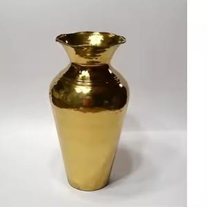 Brass flower <b>vase</b> with elegant trending style for home hotel living room and premium table decoration - Product Image 4