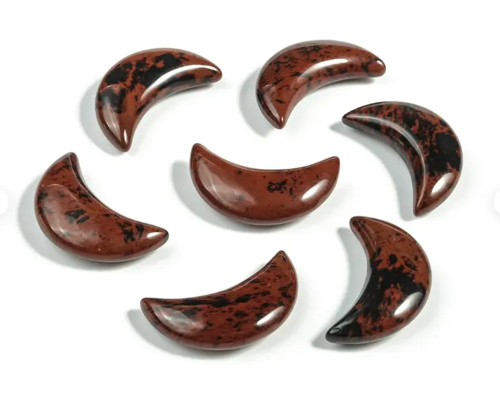 Beste Qualität Hot Sale Bulk Natural Mahagoni Obsidian Edelstein Mond natürlichen Kristall Edelstein Für beste Geschenk