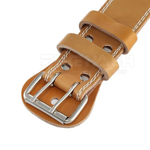 Ceinture de musculation en cuir robuste et confortable pour les séances d'entraînement en salle de sport - Product Image 2