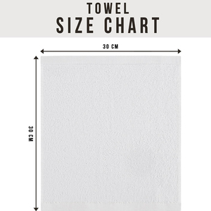 Meilleur chiffon pour le visage de qualité supérieure blanc 30x30 taille serviettes de bain 10 pièces fabricants d'emballages personnalisés prix de gros - Product Image 5