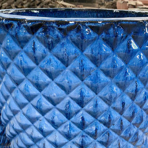 Maceta de cerámica grande hecha a mano con acabado de cerámica maceta al aire libre para paisajismo Villas fábrica al por mayor OEM ODM disponible - Product Image 4