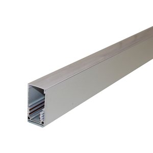 Système d'éclairage sur rail magnétique blanc moderne de 2 m, 48 V, à montage en surface, pour accessoires LED, corps en aluminium, pour usage professionnel et domestique - Product Image 2