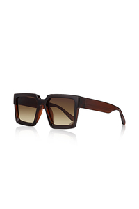 Gafas de sol unisex marrón brillante 2024 - Product Image 2