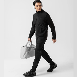 Men's Formal Style stand collar zipper up <b>Jacket</b> with OEM Service Available - Product Image 4