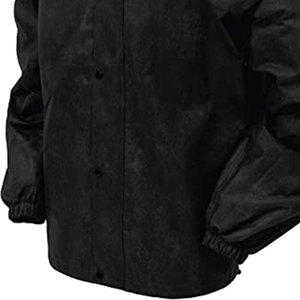 Combinaison de pluie en nylon de haute qualité pour hommes, réfléchissante, imperméable, respirante, conçue sur mesure pour les activités de plein air. - Product Image 4