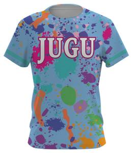 T-shirts pour hommes de Style sportif tricoté imprimé personnalisé confortable 100% Polyester séchage rapide respirant coupe ample quantité minimale de commande bas personnalisé - Product Image 3