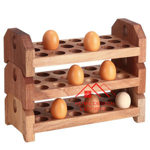 Conception finie pour comptoir de cuisine meilleure vente accessoires de cuisine porte-oeufs décoratif porte-oeufs en métal en argent - Product Image 4