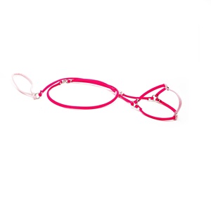 สายรัดพีวีซีสีสันสดใสสำหรับสุนัขบังเหียนสแตนเลสลายสัตว์ขายดีสไตล์แฟนซี - Product Image 3