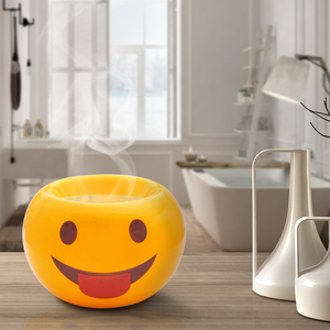 Aromatika Playful Smiley - Lámpara de Aroma de Cerámica Amarilla Esférica, Quemador de Aceites Esenciales, Portavelas, Aromaterapia, Habitación Infantil - Product Image 3