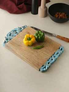 Nueva tabla de cortar de madera con mango, personalizada para frutas, verduras, queso, Apto para lavavajillas, duradero, fácil de limpiar - Product Image 4