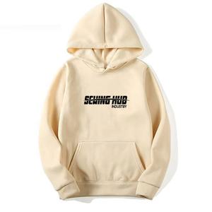 Vêtements thermiques pour hommes Sweat à capuche avec impression bouffante brodée personnalisée pour hommes Sweats à capuche et sweatshirts pour hommes vierges de haute qualité - Product Image 1