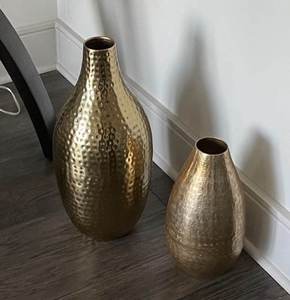 NOUVEAU DESIGN CENTRE DE TABLE DÉCORATIF MODERNE BOL MARTELÉ EN ALUMINIUM AVEC CUIVRE FINI ANTIQUE DÉCOR MAISON - Product Image 4