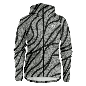 Léger 100% Nylon veste de course capuche hauts actifs imperméable respirant coupe-vent extérieur Style décontracté pour printemps fermeture éclair - Product Image 1