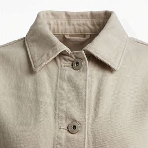 Chaqueta Vaquera de Mezclilla para Mujer, Nueva, Informal, de Manga Larga, de Alta Calidad, Personalizada, con Frente Personalizado - Product Image 4