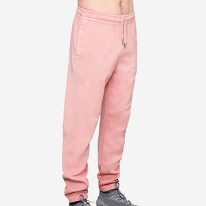 Venta al por mayor de invierno cálido pantalones de hombre de cintura media pantalones de chándal de algodón con detalles de bolsillo para ropa deportiva informal - Product Image 2