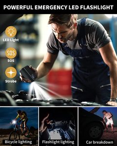 Wohefu 150PSI xách tay máy nén khí bơm với kỹ thuật số đo áp suất LED ánh sáng 5000mA sạc <span class=keywords><strong>Tire</strong></span> <span class=keywords><strong>Inflator</strong></span> cho xe - Product Image 2