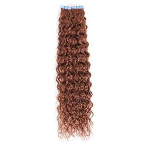 Extensiones de Cabello Rizado en Cinta 3B # 30 Cobre Mediano 20 - Product Image 1