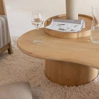 Table basse Silas en bois de manguier moderne pour salon