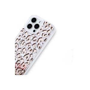 Coque arrière en silicone transparente de luxe pour iPhone 16 Pro Max, effet paillettes liquides Quicksand, antichoc, finition dorée, logo - Product Image 3