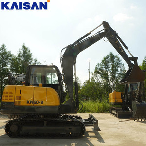 6-тонный миниатюрный гусеничный экскаватор Euro 5 Yanmar, двигатель, рядная гидравлика, стальной ковш, насадки для шнека на заказ - Product Image 4