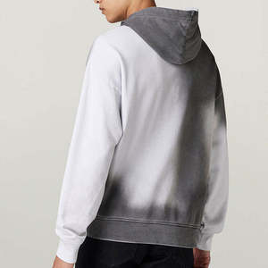 Sudadera con Capucha de Moda para Hombre, Talla Grande, Lavado Desteñido, 100% Algodón, Informal, Holgada, Gruesa - Product Image 2